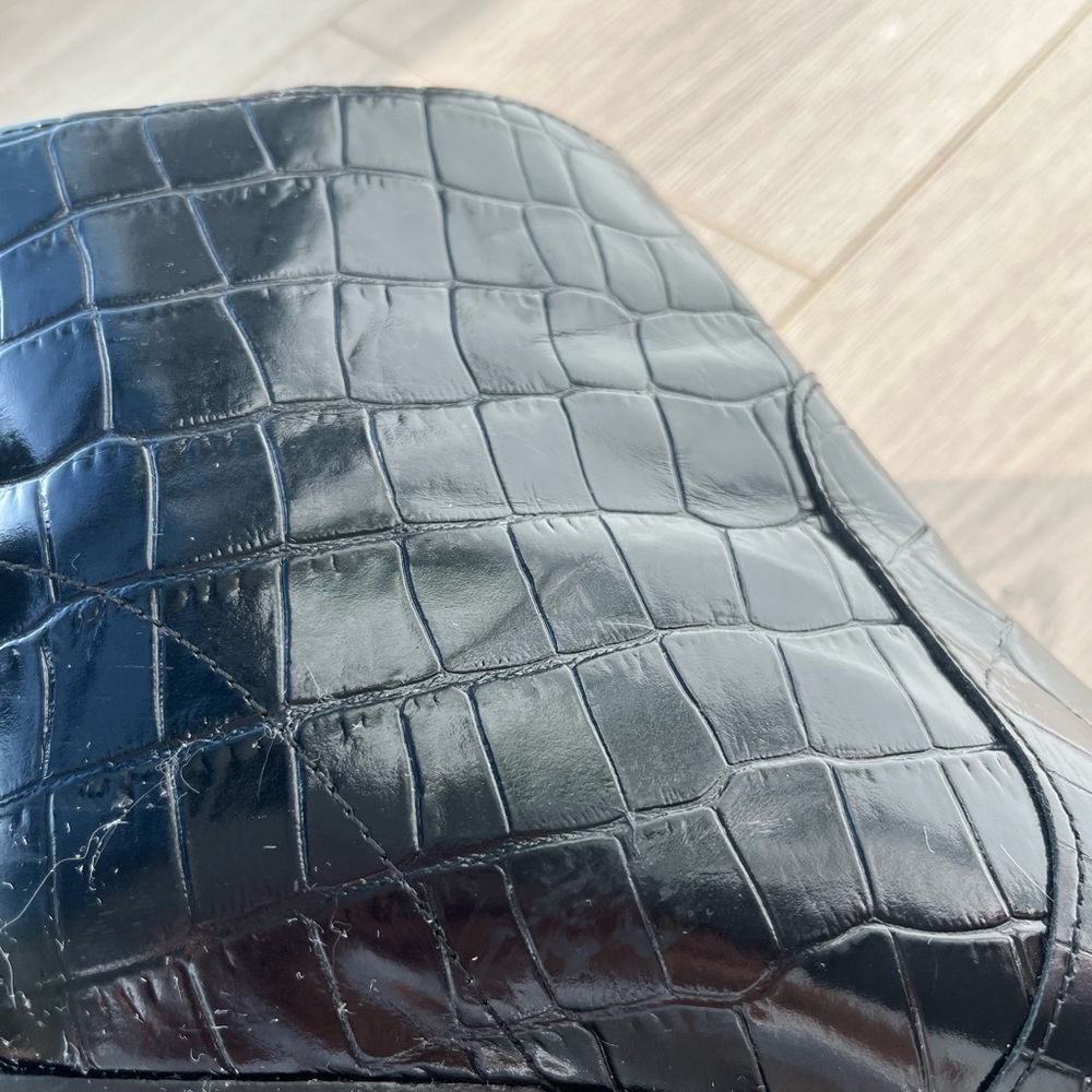 black crocodile print boots from Allsaints - Picture 4 of 6